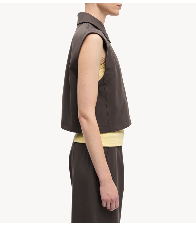 Samsøe Samsøe Gilet SAHEAVEN VEST 15496 MULCH