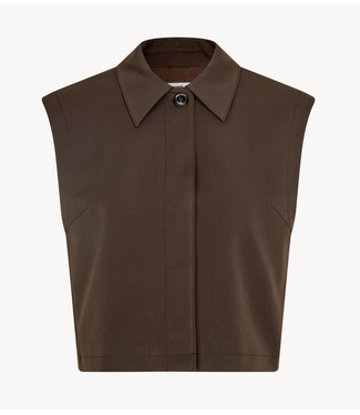 Samsøe Samsøe Gilet SAHEAVEN VEST 15496 MULCH