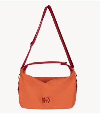 Alix The Label Tas ladies woven clean small bag SOFT ORANGE