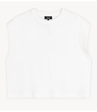 Alix The Label T-shirt ladies ladies knitted sleeveless t-shirt SOFT WHITE