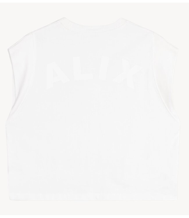 Alix The Label T-shirt ladies ladies knitted sleeveless t-shirt SOFT WHITE