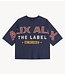Alix The Label T-shirt ladies knitted big alix alix t-shirt NAVY