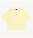 Alix The Label T-shirt ladies knitted the label t-shirt SOFT YELLOW
