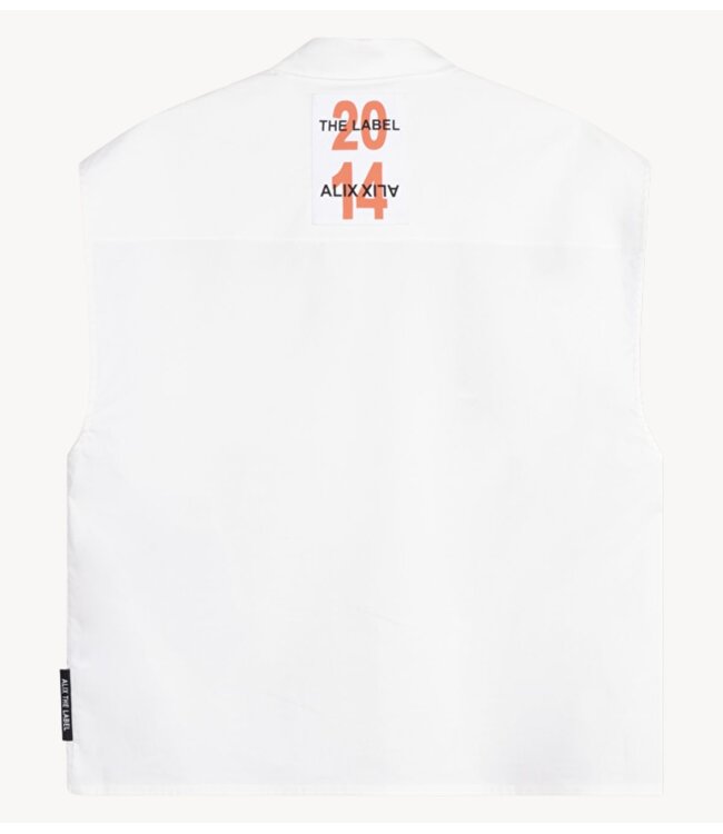 Alix The Label Blouse ladies woven sleeveless blouse SOFT WHITE