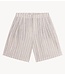 Alix The Label Broek ladies woven striped bermuda shorts SAND