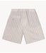 Alix The Label Broek ladies woven striped bermuda shorts SAND