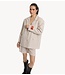 Alix The Label Broek ladies woven striped bermuda shorts SAND