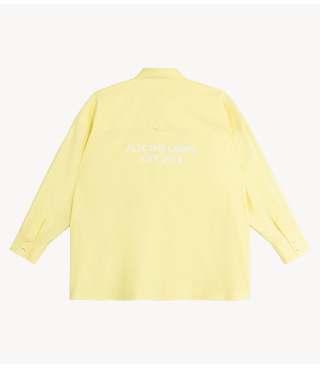 Alix The Label Blouse ladies woven oversized blouse SOFT YELLOW