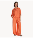 Alix The Label Broek ladies woven irregular wide leg pants SOFT ORANGE
