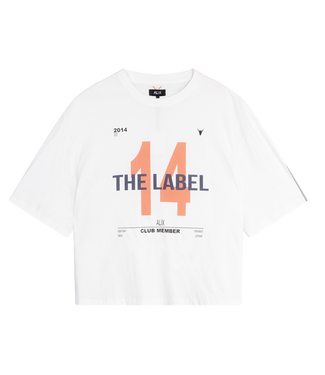 Alix The Label T-shirt ladies knitted 14 the label t-shirt SOFT WHITE