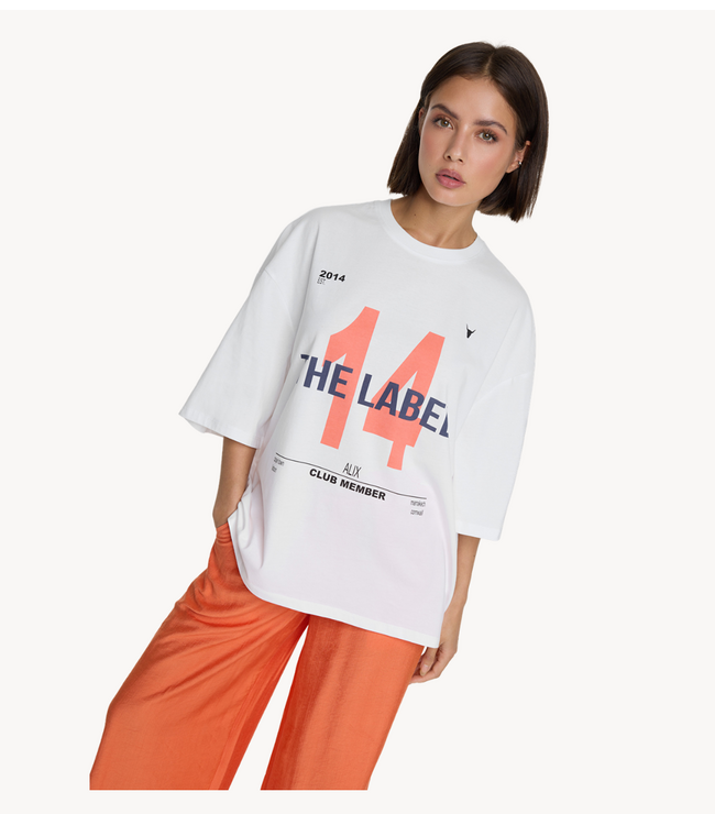 Alix The Label T-shirt ladies knitted 14 the label t-shirt SOFT WHITE