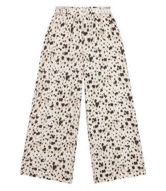 Alix The Label Broek ladies woven animal wide leg pants ANIMAL