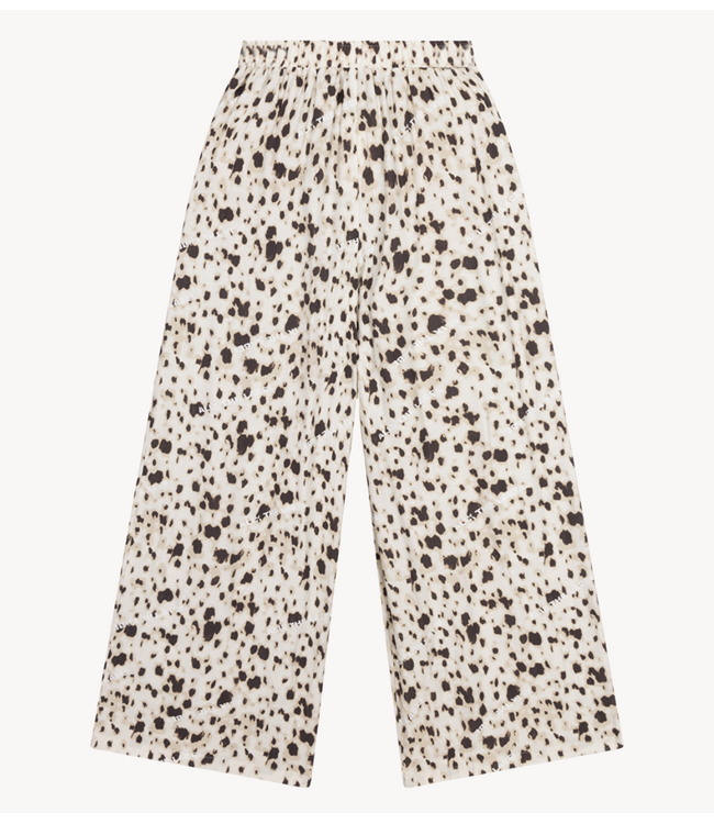 Alix The Label Broek ladies woven animal wide leg pants ANIMAL