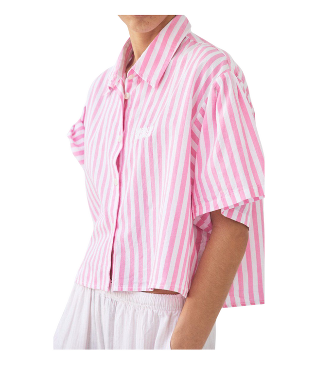 American Vintage Blouse vextown rayures rose