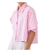 American Vintage Blouse vextown rayures rose