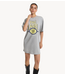 Alix The Label Jurk ladies knitted the label t-shirt dress SOFT GREY MELANGE