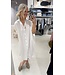 GUUS Jurk caftan dress cotton white
