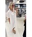GUUS Jurk caftan dress cotton white