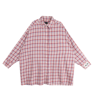 Alix The Label Jurk ladies woven damaged check dress MULTI COLOUR