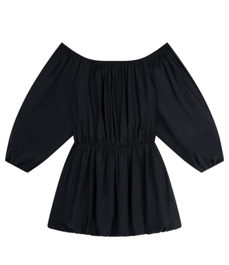 Alix The Label Jurk ladies woven modal balloon dress BLACK