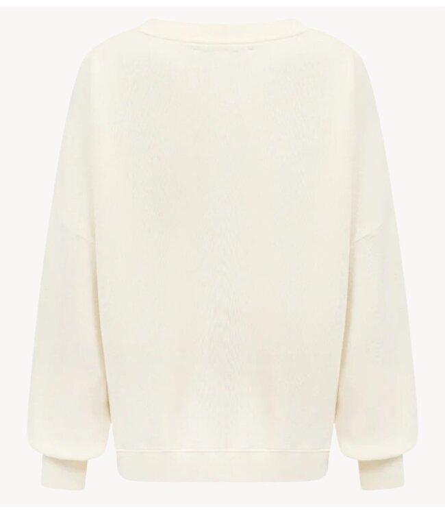 OU. Trui Sweater Rue de Buci Ouzo Blanche