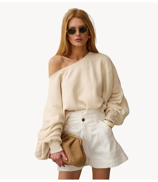 OU. Trui Sweater Rue de Lille Sand