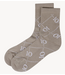 10DAYS Sokken socks all-over monogram fog