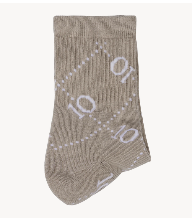 10DAYS Sokken socks all-over monogram fog
