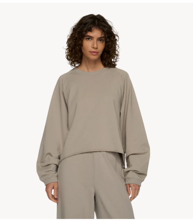 10DAYS Trui silent chique raglan sweater fog
