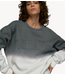 10DAYS Trui statement sweater dip dye mid grey