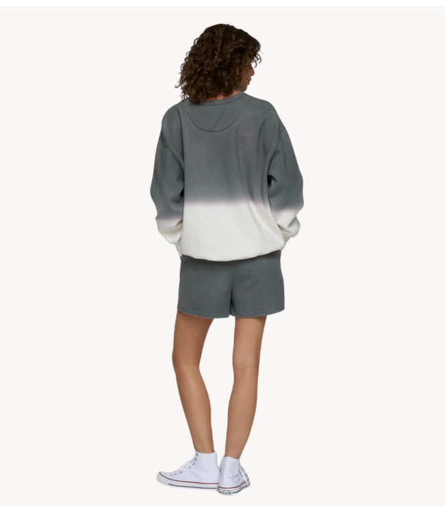 10DAYS Trui statement sweater dip dye mid grey