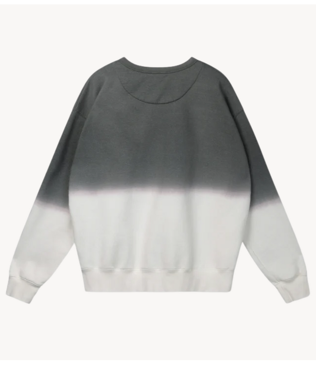 10DAYS Trui statement sweater dip dye mid grey