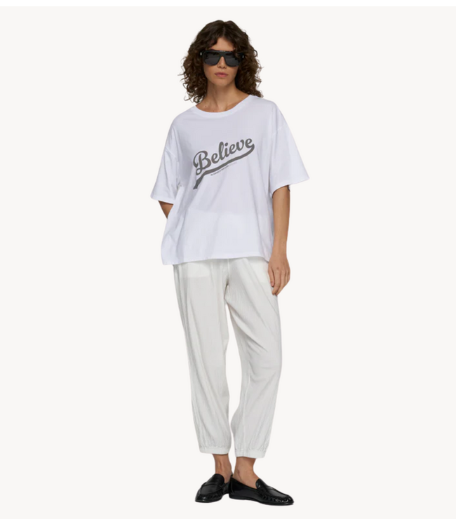 10DAYS Top believe tee white