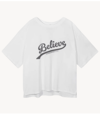 10DAYS Top believe tee white