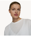 10DAYS Top mesh balloon tee ecru