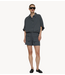 10DAYS Jack wide crinkle jacket steel blue