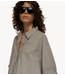 10DAYS Jack wide crinkle jacket fog