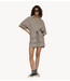 10DAYS Jack wide crinkle jacket fog