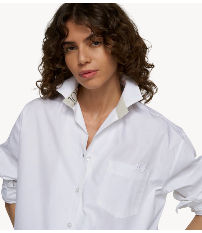 10DAYS Top shirt white