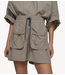 10DAYS Broek crinkle utility shorts fog