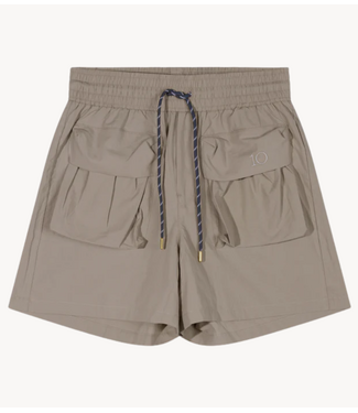 10DAYS Broek crinkle utility shorts fog