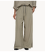 10DAYS Broek cotton linen pants slit fog