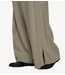 10DAYS Broek cotton linen pants slit fog