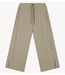 10DAYS Broek cotton linen pants slit fog