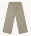 10DAYS Broek cotton linen pants slit fog
