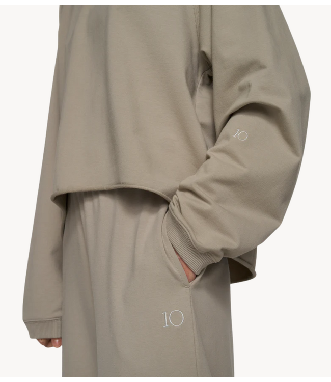 10DAYS Trui silent chique raglan sweater fog