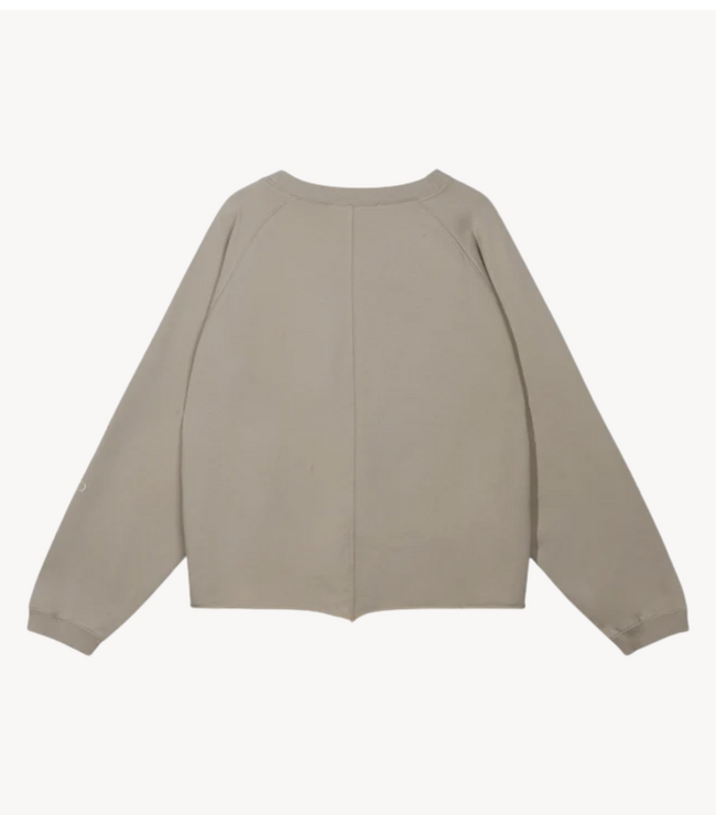 10DAYS Trui silent chique raglan sweater fog