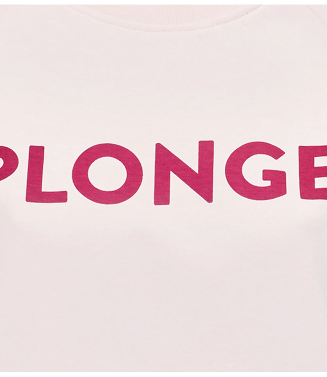 OU. Top Tee Bastille Plonge Blush