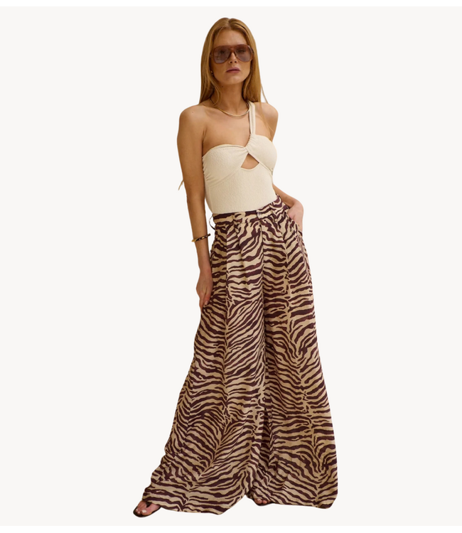 OU. Broek Pants Paros Zebra