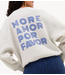 BY-BAR Trui lili amor sweater light grey melee
